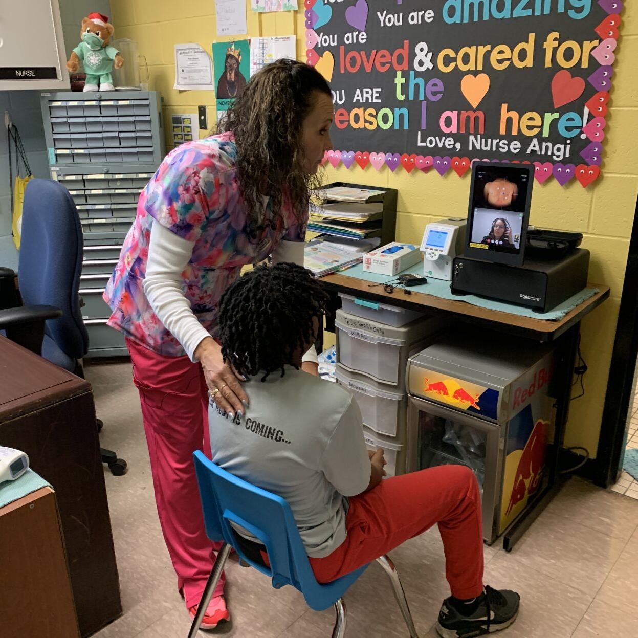 JCPS Nurse in Norton Healthcare Telehealth